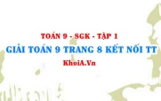 Giải Toán 9 trang 8 Kết nối tri thức Tập 1